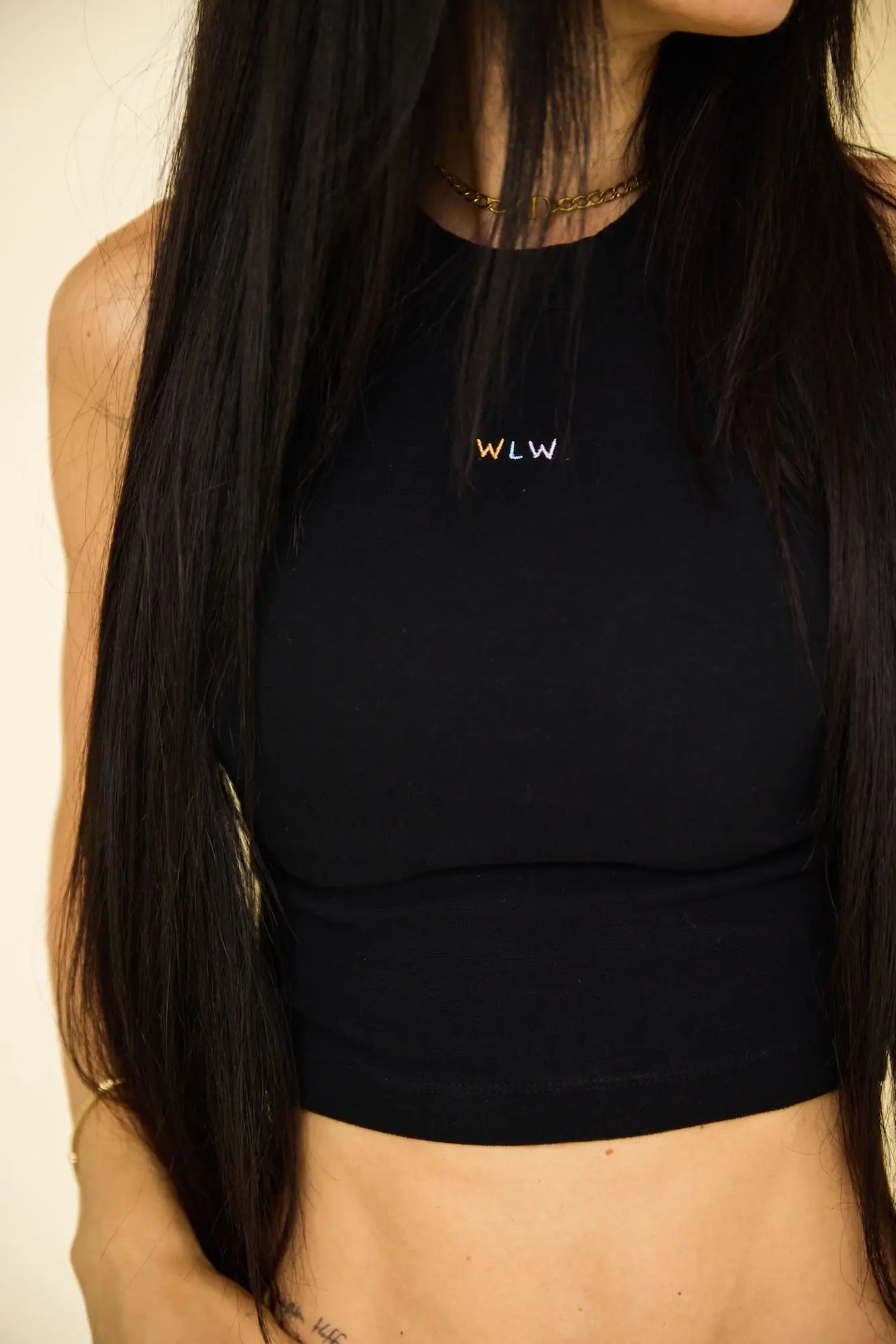 Pride - Rib Top Black