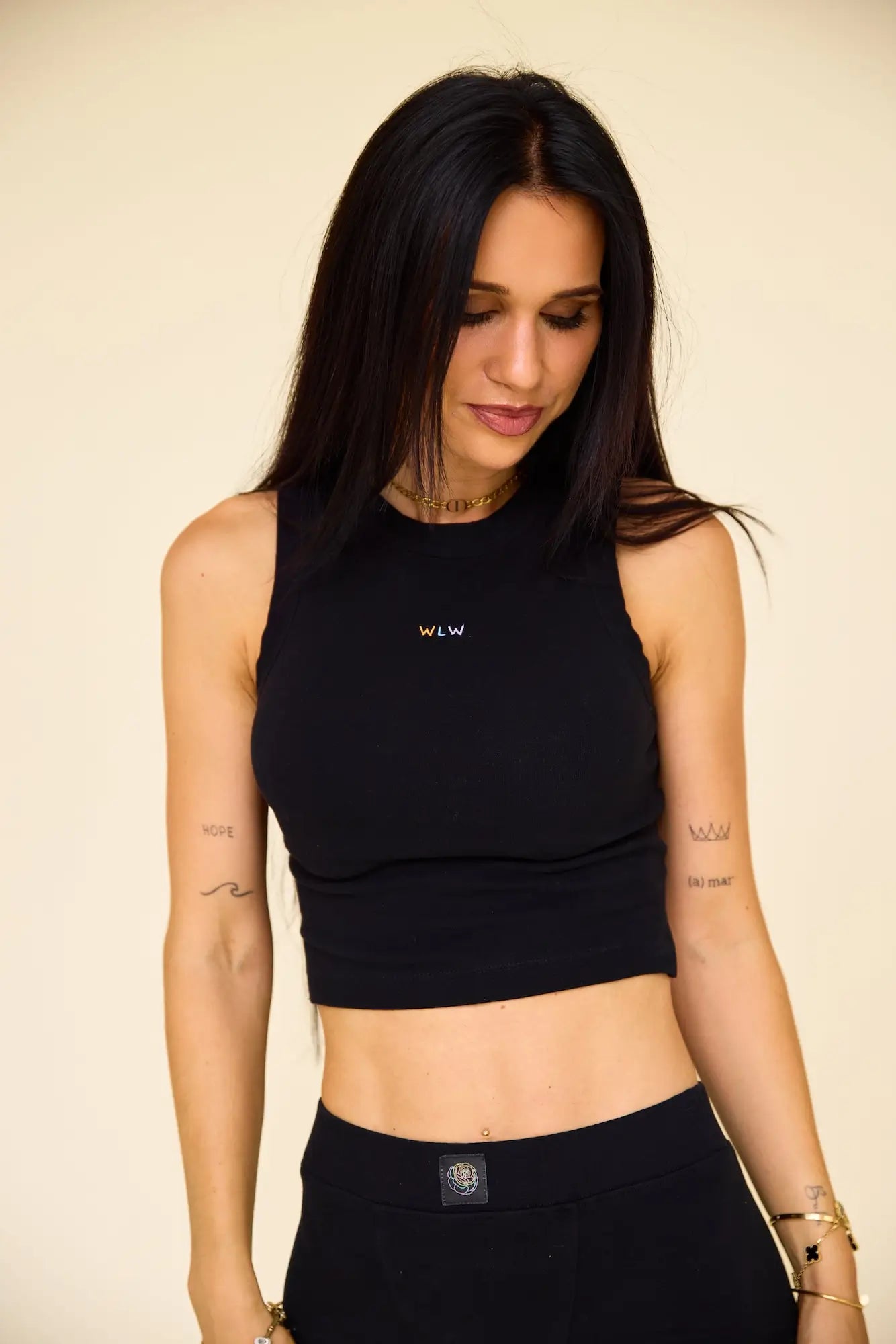 Pride - Rib Top Black