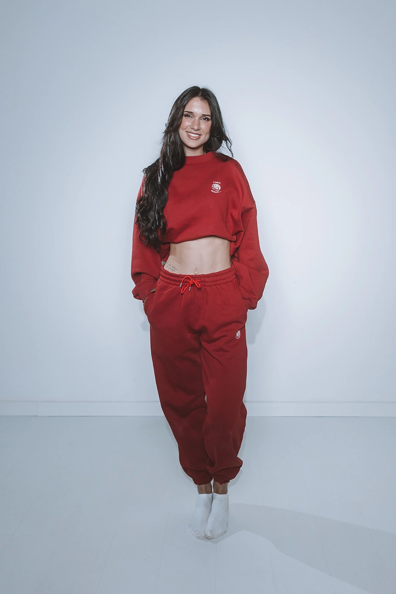 Wo Liebe wohnt - Crewneck Bordeaux