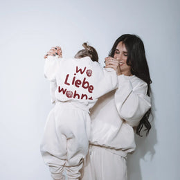 Wo Liebe wohnt - Sweatpants Beige Kids