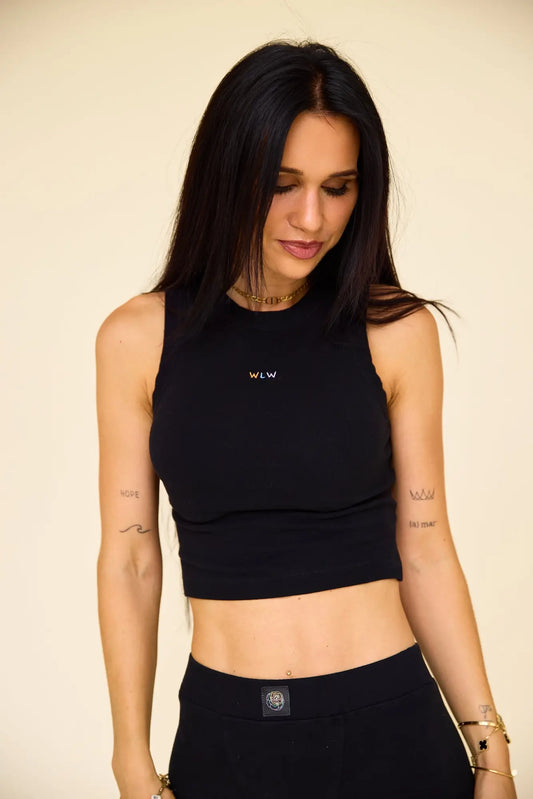 Pride - Rib Top Black