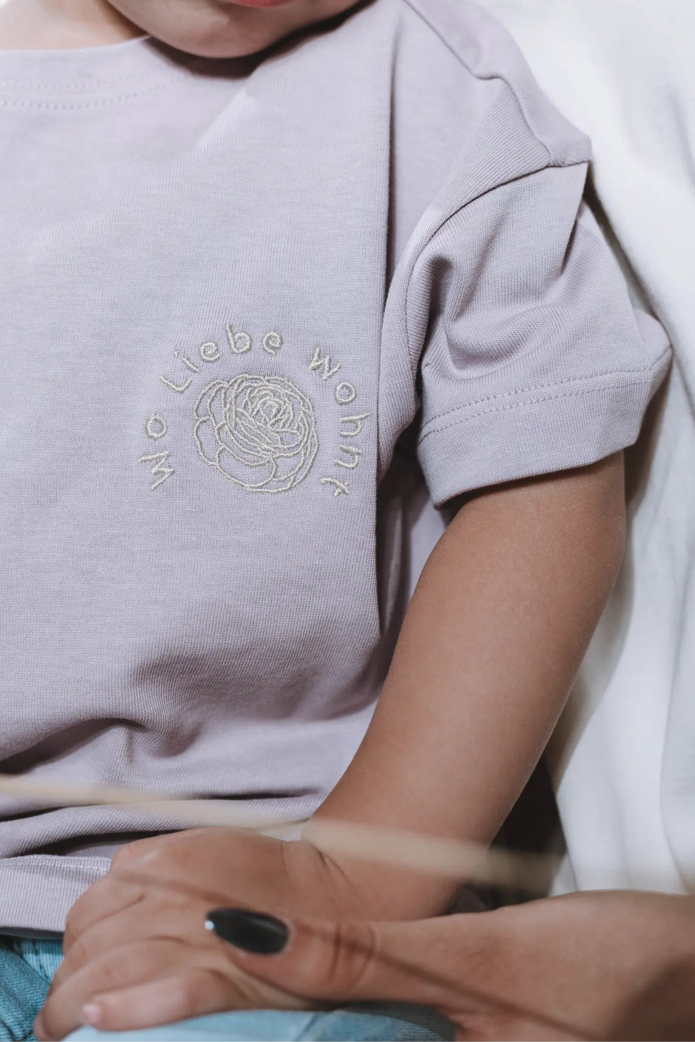 Wo Liebe wohnt - T-Shirt Lavendel Kids