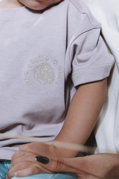 Wo Liebe wohnt - T-Shirt Lavendel Kids